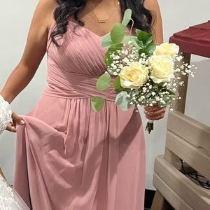 Azazie dress, size 12 dusty rose color! :))